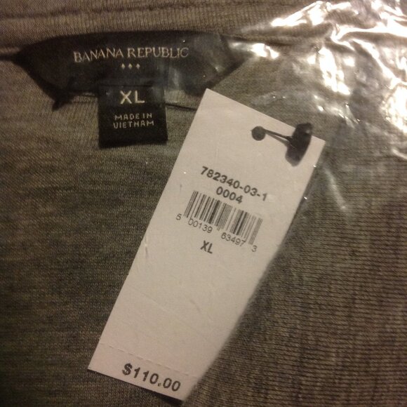 Banana Republic Men's X-Large Gray Snap Closure Shirt Jackets- New with Tags - Picture 5 of 8